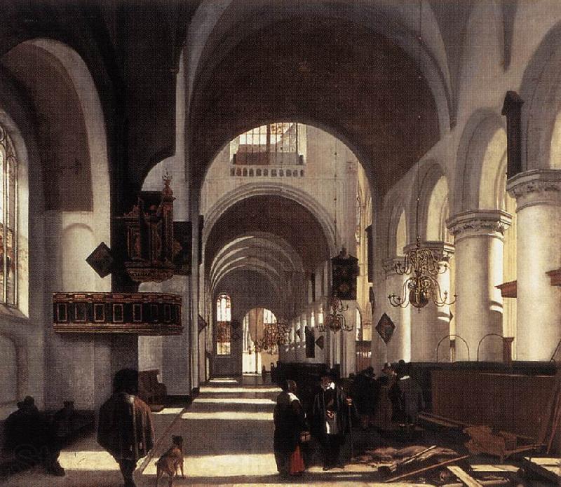 WITTE, Emanuel de Interior of a Church